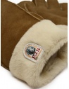 Parajumpers guanti in pelle di pecora marronishop online guanti