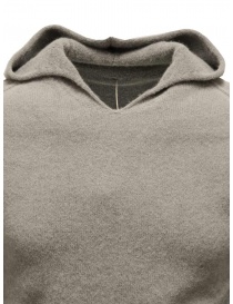 Label Under Construction backpack hooded grey sweater price
