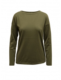 Ma'ry'ya maglia a maniche lunghe verde militare YHJ200 4 MILITARY