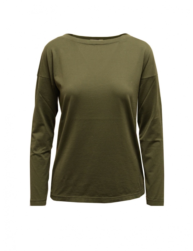 Ma'ry'ya maglia a maniche lunghe verde militare YHJ200 4 MILITARY maglieria donna online shopping