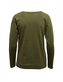 Ma'ry'ya military green long-sleeved T-shirt