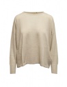 Ma'ry'ya maglia boxy in lana merino, seta e cashmere beige acquista online YHK094 2 ICE