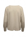 Ma'ry'ya boxy sweater in beige merino wool, silk and cashmere shop online women s knitwear