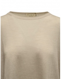 Ma'ry'ya boxy sweater in beige merino wool, silk and cashmere price