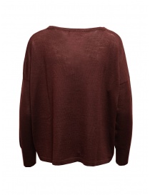 Ma'ry'ya burgundy merino wool, silk and cashmere sweater buy online