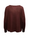 Ma'ry'ya burgundy merino wool, silk and cashmere sweater shop online women s knitwear