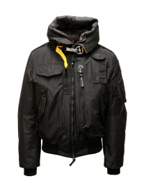 Mens jackets online: Parajumpers Gobi men's black down bomber jacket