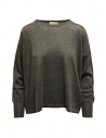 Ma'ry'ya sweater in dark grey merino wool, silk and cashmere buy online YHK094 6 DKGREY