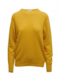 Ma'ry'ya yellow merino wool and cashmere sweater online