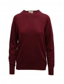 Ma'ry'ya burgundy merino wool and cashmere sweater online