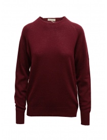 Ma'ry'ya burgundy merino wool and cashmere sweater YHK001 9 BORDEAUX