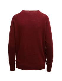 Ma'ry'ya maglia in lana merino e cashmere bordeaux acquista online