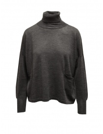 Ma'ry'ya maglia dolcevita in lana, seta e cashmere grigio online