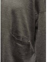 Ma'ry'ya turtleneck sweater in grey wool, silk and cashmere YHK095 6 DKGREY price
