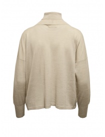 Ma'ry'ya beige boxy turtleneck sweater in wool, silk and cashmere price