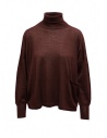 Ma'ry'ya dolcevita boxy in lana seta e cashmere bordeaux acquista online YHK095 8 BORDEAUX