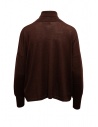 Ma'ry'ya boxy turtleneck sweater in burgundy wool, silk and cashmere shop online women s knitwear