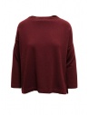 Ma'ry'ya maglia boxy in lana merino e cashmere bordeaux acquista online YHK010 10 BORDEAUX