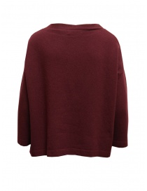 Ma'ry'ya maglia boxy in lana merino e cashmere bordeaux acquista online