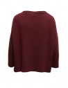 Ma'ry'ya maglia boxy in lana merino e cashmere bordeauxshop online maglieria donna