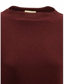 Ma'ry'ya maglia boxy in lana merino e cashmere bordeaux prezzo