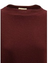 Ma'ry'ya boxy sweater in burgundy merino wool and cashmere YHK010 10 BORDEAUX price