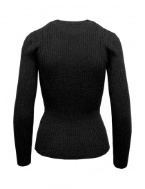 Selected Femme tight-fitting black ribbed sweater buy online