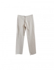 Label Under Construction light beige linen pants online