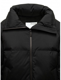 Selected Femme black down jacket with high collar price