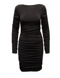 Selected Femme black gathered dress 16086308 BLACK order online