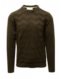 Maglieria uomo online: Selected Homme pullover marrone in cotone misto