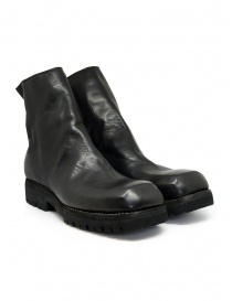 Guidi 79086V squared toe boots in black horse leather 79086V HORSE FG BLKT