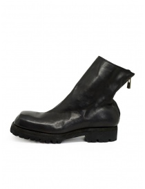 Guidi 79086V squared toe boots in black horse leather