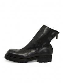 Guidi 79086V stivali a punta quadrata in pelle di cavallo nera