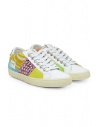 Leather Crown Giudecca sneakers basse colorate con borchie acquista online WLC149 GIUDECCA