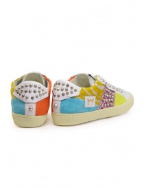 Leather Crown Giudecca sneakers basse colorate con borchie acquista online