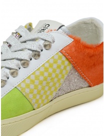 Leather Crown Giudecca sneakers basse colorate con borchie calzature donna prezzo