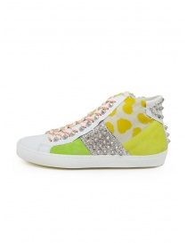 Leather Crown Dorona sneakers alte colorate con borchie prezzo