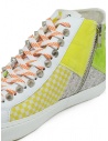 Leather Crown Dorona colored high sneakers with studs shop online womens shoes