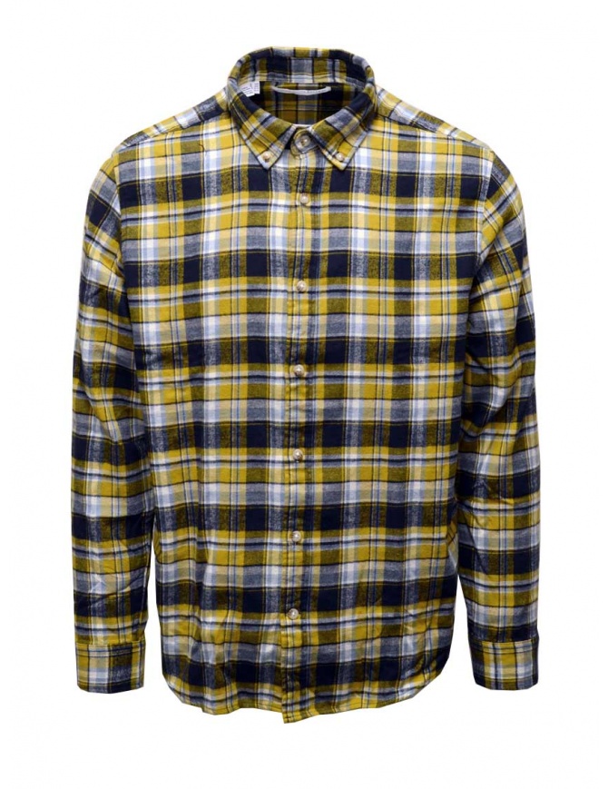 Selected Homme yellow checked flannel shirt 16085796 CHAI TEA CHKS CHKS