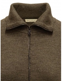 Ma'ry'ya brown merino wool cardigan with zip price