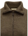 Ma'ry'ya brown merino wool cardigan with zip YHK055 7 TAUPE price