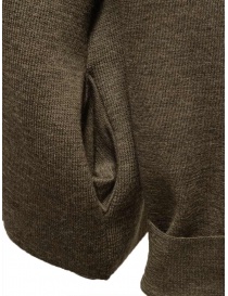 Ma'ry'ya brown merino wool cardigan with zip womens cardigans buy online