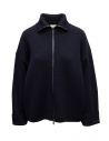 Ma'ry'ya navy merino wool cardigan with zip buy online YHK055 4 NAVY