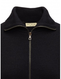 Ma'ry'ya navy merino wool cardigan with zip