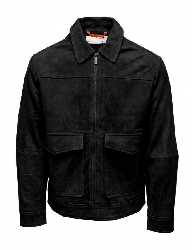 Selected homme suede racer jacket cheap