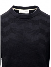 Selected Homme blue cotton pullover with geometric design price