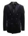 Selected Homme double-breasted blazer in blue velvet buy online 16086972 NAVY BLAZER