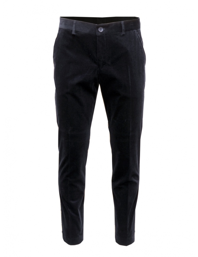 Selected Homme blue velvet trousers 16086877 NAVY BLAZER mens trousers online shopping