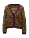 M.&Kyoko cardigan kaki e bordeaux melange acquista online BBA01448WA KHAKI